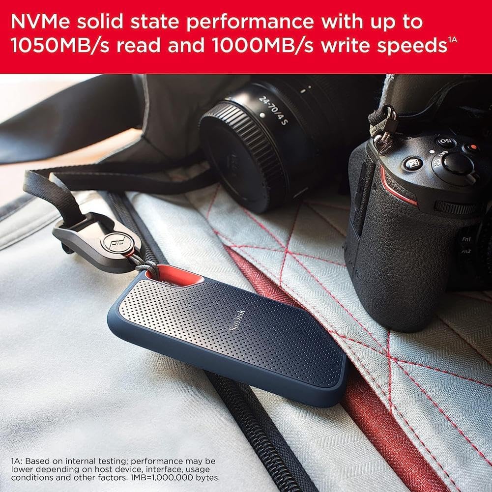 SanDisk Extreme 4TB Portable SSD-Up to 1050MB/s,USB-C,USB 3.2 Gen SanDisk Extreme 4TB Portable SSD-Up to 1050MB/s,USB-C,USB 3.2 Gen